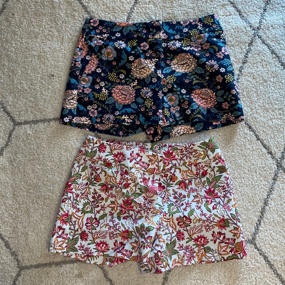 Loft floral shorts